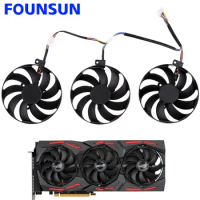 FDC10H12S9-C Cooling Fan For ASUS ROG STRIX RTX 2070 2080 SUPER Ti GAMING RX 5600 5700 XT Graphics Card Cooler Fan T129215SU