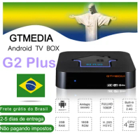 GTMEDIA G2 Plus Android 11 TV Box 4K HDCP1.4/2.2 2G 16G Built in 2.4G WiFi Amlogic S905W2 Brazil Media Player m3u TV Box