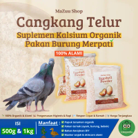Cangkang/ Kulit Telur Ayam 1 kg Halus dan Kasar/Grid | Suplemen Kalsium Organik | Pakan Burung