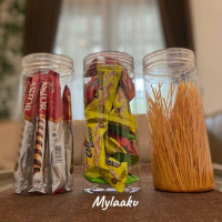(3 Toples ukuran 1300ml) Toples Plastik