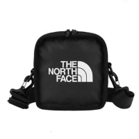 【The North Face】2.5L 大Logo多功能日用防水耐磨單肩斜背包/腰包(3VWS-KY4 黑 N)