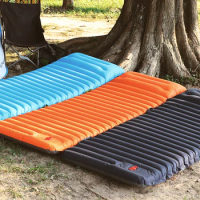 Air Mattress Outdoor Inflatable Camping Mat Foldable Picnic Blanket Hiking Cushion Portable Sleeping Mat with Storage Bag