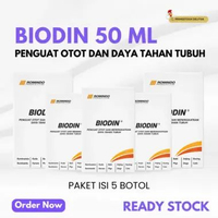 BIODIN 50 ml – Paket Isi 5 Botol Penguat Otot dan Daya Tahan Tubuh Hewan