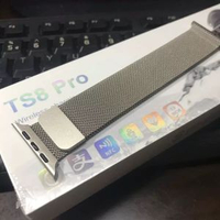 全城熱賣 - 適用iwatch9華強北ultra2代S8不鏽精鋼磁吸米蘭蘋果s7654se手錶帶星光色【米蘭磁吸鋼帶】42mm-44mm-45mm-49mm錶盤