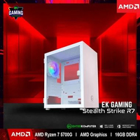 EK Gaming Stealth Strike R7 - PC Rakitan Gaming Ryzen 7 5700G RAM DDR4 16GB - Enter Komputer