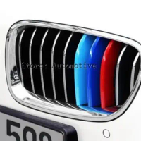 For BMW X1 E84 2010-2015 Front Central Grill Grille Insert Cover Trim 3pcs