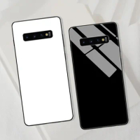 For Samsung S10 5G Case Cover Tempered Glass Cases for Samsung Galaxy S10e S10 S8 S9 Plus S20 FE Ultra S7 EDGE Hard Back Bumper