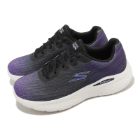 【SKECHERS】慢跑鞋 Go Run Lite-Galaxy 女鞋 深紫 厚底 漸層 緩震 回彈 運動鞋(129430-BKPR)
