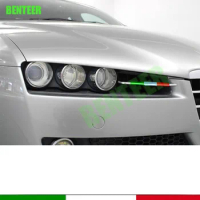 Car Italian Italy Flag Vinyl Grill Sticker Decal Sport Front For Alfa Romeo 159 TI Brera