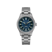 【HAMILTON 漢米爾頓】卡其陸戰系列鈦金屬Titanium腕錶42mm(自動上鍊 中性 鈦金屬錶帶 H70545140)