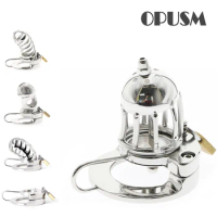 Heavy Ball Stretcher Chastity Device Lockable Cock Cage With Penis Ring Chastity Belt BDSM Abstinence Chastity Device For Men