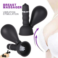 Electric Vacuum-Pump Nipple Sucker Clit Breast Enhancer Enlarger Massager