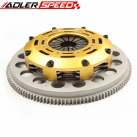 ADLERSPEED CLUTCH TWIN DISC KIT FOR NISSAN Skyline GTS GTR R31 R32 R33 RB30E RB20DET RB25DE RB26DETT BNR32 5-speed