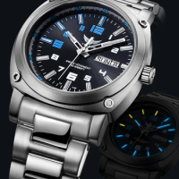 V3.4 Yelang Top Brand Super Titanium Alloy Bezel 44mm 200M PROFESSIONAL WATERPROOF SW220 Automatic Mechanical Diving Watch Reloj