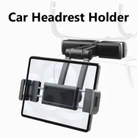 Car Tablet Stand Back Seat Headrest Tablet Phone Car Holder Stand for 4-11 Inches iPhone iPad Air Mini 2 3 4 Pro Support Mount
