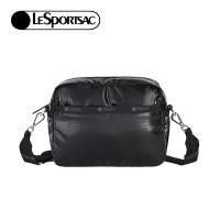 LeSportsac Deluxe Crossbody 拉鍊斜背包 雙11 送禮 男包/女包-亮面黑