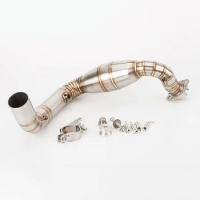 G310 mid-pipe Motorcycle G310GS front pipe Muffler Modified Pipe for BMW G310GS G310R G310 exhaust muffler stainless steel