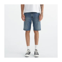 【LEVIS 官方旗艦】男款 上寬下窄 405膝上牛仔短褲 Performance Cool 熱賣單品 39864-0101
