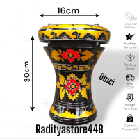 darbuka anak 6 inci dumbuk batu motif