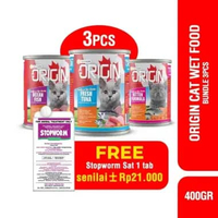Paket Bundling Origin Kaleng 400gr 3PCS - Makanan Basah Kucing