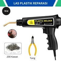 Alat las Plastik, Mesin las Plastik, Plastic Welding Las Stepler Bumper Mobil Lengkap Perbaiki Bempe