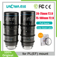 Venus Optics Laowa 28-75mm T2.9 75-180mm T2.9 FF Ranger Professional Cinema Lenses Full Frame Cine Zoom Lens for PL ( EF）Mount