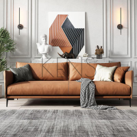 【KENS】沙發 沙發椅 科技布沙發小戶型客廳現代簡約意式輕奢免洗羽絨三人位組合沙發