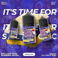 SALT NIC BOLU LAPIS TALAS V4 BLUEBERRY 30ML SALTNIC BY JAVA JUICE 30MG