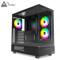 【MONTECH 君主】XR 全景玻璃透側機殼 黑色【三井3C】