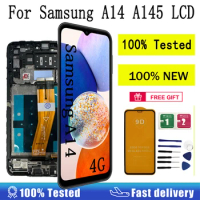 100% Tested For Samsung Galaxy A14 4G LCD Display Touch Screen Digitizer For Samsung A14 LTE For Samsung A145F A145P A145M LCD