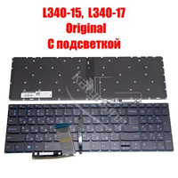 Original Rus Spanish Keyboard For Lenovo IdeaPad L340-15 L340-15API L340-15IWL L340-17 L340-17IWL With Backlit