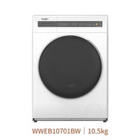 【點數10%回饋】惠而浦 WWEB10701BW 10.5公斤Essential Clean洗脫烘 變頻滾筒洗衣機  白色