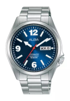 ALBA PHILIPPINES Blue Dial Stainless Steel Strap Date Display AL4409X1 Automatic Men's Watch