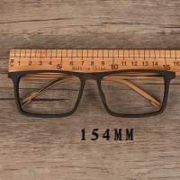 Vazrobe Oversized Eyeglasses Men Fake Wood Acetate Glasses Frame Man myopia eyewear Spectacles for prescription photochromic