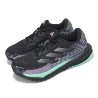 adidas 愛迪達 防水慢跑鞋 Supernova W GTX 女鞋 黑 紫 藍 緩震 反光 Gore-Tex 愛迪達(ID6305)