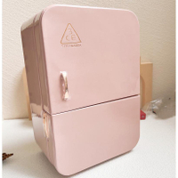 APP下單享點數9%｜粉嫩嫩少女感現貨整理粉色化妝箱3ce~太喜歡啦滿滿小冰箱收納箱