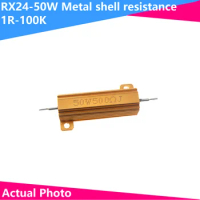 50W Aluminum PoweR Metal Shell Case WiRewound ResistoR 0.01 ~ 100K 0.1 0.5 1 1.5 2 6 8 10 20 100 150 200 300 1K 10K ohm