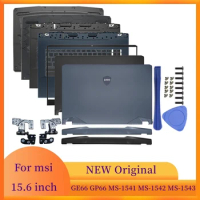 NEW Laptop LCD Back Cover/Hinge/Hinge Cover/Palmrest/Bottom Case For MSI GE66 GE66VR GP66 MS-1541 MS-1542 MS-1543 Laptops Case