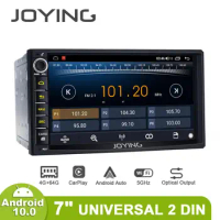 JOYING 2 Din Car Radio GPS Navigation Video Stereo Player 4G RAM 64GB RAM 7 Inch Head Unit Android 10.0 With Carplay Fast Boot