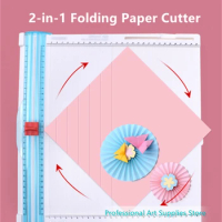 KW-trio 13095 Paper Trimmer Scoring Board 7 in 1 Craft Paper Cutter Blades  Scoring Tool with Paper Folding for Making Photo - AliExpress