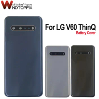 High Quality 6.8" For LG V60 ThinQ Battery Cover Back Glass Housing Back Case Backshell For LG V60 Thinq Back Battery Cover
