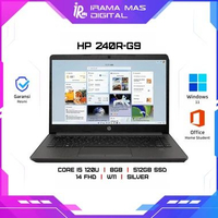 HP 240R-G9 CORE I5 120U/8GB/512GB SSD/14 FHD/W11 - SILVER