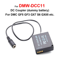 DC Coupler For DMW-DCC11 Dummy Battery 4017 Female for Lumix DMC-GF6 GF5 GF3 GX7 S6 ZS100 LX100 GX85 LX100 ZS110 TZ80 etc.
