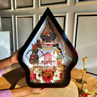 Mahar Gunungan Wayang Kulit /Mahar Nikah Wayang Asli Jawa / Mahar Pernikahan free packing kayu