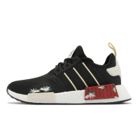 adidas 休閒鞋 NMD R1 TM W 女鞋 黑 Boost 緩震 THEBE MAGUGU 聯名款 襪套 GX2074
