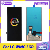 Original Super AMOLED For LG Wing 5G LCD Display Touch Screen Digitizer Assembly Replacement for LG WING LCD Sreen 6.80"