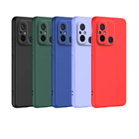 Liquid Silicone Phone Case for Xiaomi Redmi 12C 10C 10A Note 9 9s 10 10s 11 11s 12 12s 9T 10T 11T 12 Pro Plus 4G 5G Cover Case