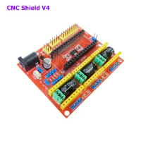 cnc shield V4 card grbl control board engraving part compatible Nano V3 for 3D printer laser engraver machine