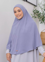 Lozy Hijab Safa Instan Syari (Hijab Syari Jumbo Menutup Dada) Soft Lilac