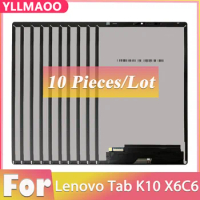 10 PCS For Lenovo Tab K10 TB X6C6 TB-X6C6F TB-X6C6X LCD Display Touch Digitizer Screen TB-X6C6M/N Screen Replacement Part